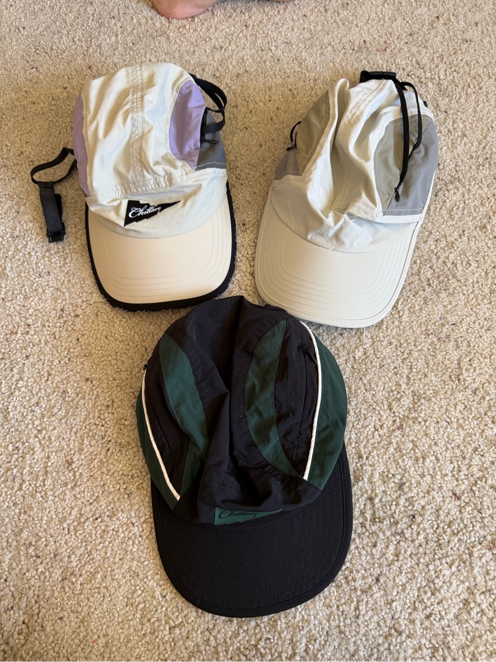 Surf hats Performance Nylon 5-Panel Cap ā 3 caps